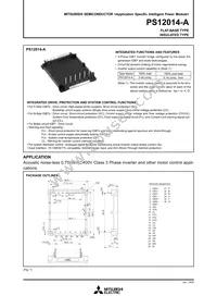 PS12014-A Datasheet Cover