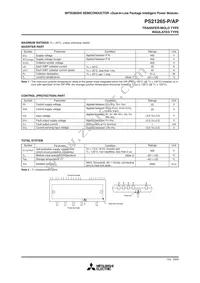 PS21265-AP Datasheet Page 3
