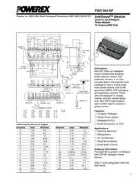 PS21563-SP Datasheet Cover