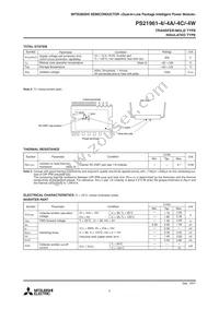 PS21961-4 Datasheet Page 5