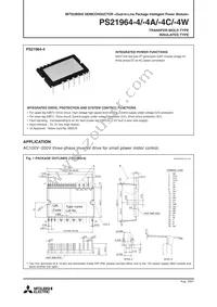 PS21964-4A Datasheet Cover