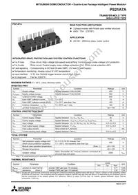 PS21A7A Datasheet Cover