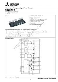 PS22A72 Datasheet Cover