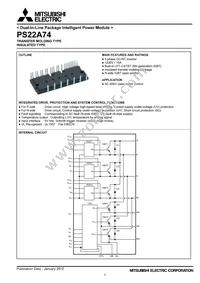 PS22A74 Datasheet Cover