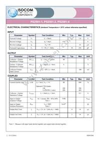 PS2501-4XSM Datasheet Page 2