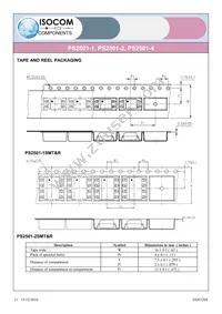 PS2501-4XSM Datasheet Page 11