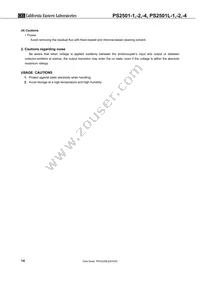 PS2501L-2-E4-A Datasheet Page 14
