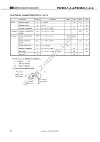 PS2502L-2-E3-A Datasheet Page 6
