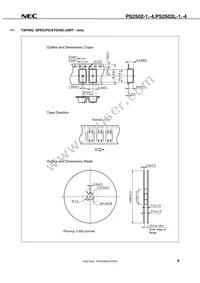 PS2502L-4-A Datasheet Page 9