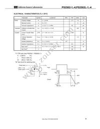 PS2502L-4-A Datasheet Page 5