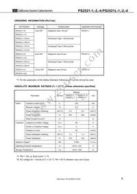 PS2521L-2-E3-A Datasheet Page 5