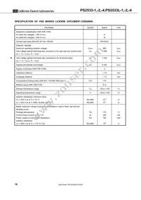 PS2533-2-A Datasheet Page 16