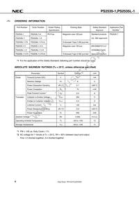 PS2535L-1-A Datasheet Page 4