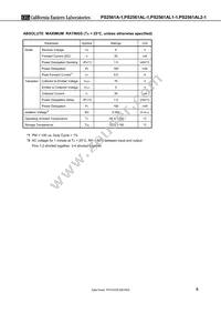 PS2561AL2-1-F3-A Datasheet Page 5