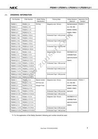 PS2561L-1-V-L-A Datasheet Page 9