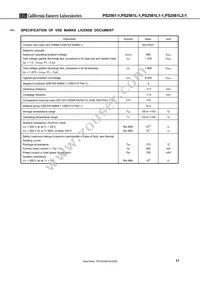 PS2561L2-1-V-F3-L-A Datasheet Page 17