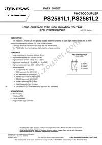PS2581L2-A Datasheet Page 3