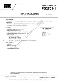 PS2701-1-F3-M-A Datasheet Cover