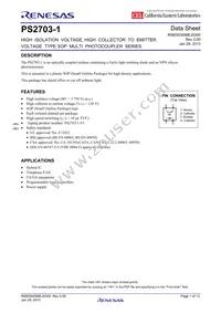 PS2703-1-V-F3-K-A Datasheet Cover