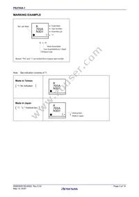 PS2705A-1-V-A Datasheet Page 3