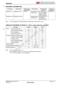 PS2705A-1-V-A Datasheet Page 4