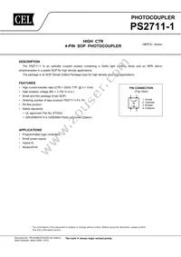 PS2711-1-V-M-A Datasheet Cover