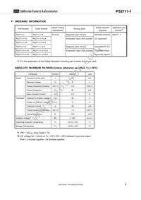 PS2711-1-V-M-A Datasheet Page 3