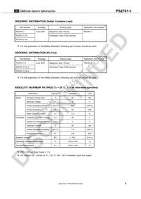 PS2761-1-V-K-A Datasheet Page 3