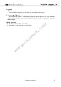 PS2801A-4-F3-A Datasheet Page 11