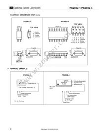 PS2802-1-F3-L-A Datasheet Page 2