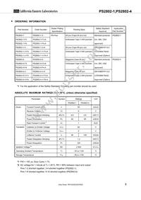 PS2802-1-F3-L-A Datasheet Page 3