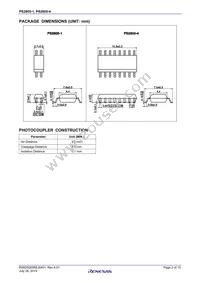 PS2805-1-L-A Datasheet Page 2