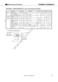 PS2805A-4-A Datasheet Page 5