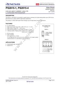 PS2815-1-V-F3-A Datasheet Cover