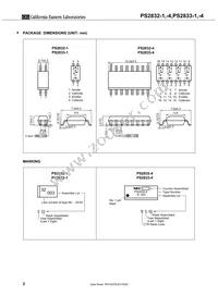 PS2832-1-A Datasheet Page 2