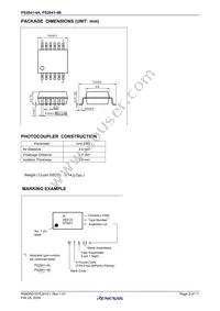PS2841-4A-F3-AX Datasheet Page 2