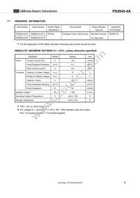 PS2845-4A-F3-AX Datasheet Page 3