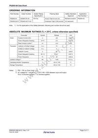 PS2845-4A-F3-AX Datasheet Page 3