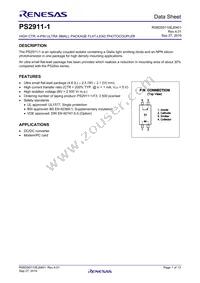 PS2911-1-F3-K-AX Datasheet Cover