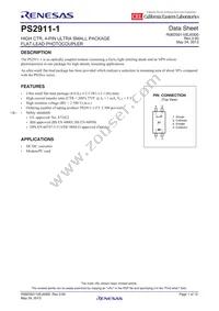 PS2911-1-F3-M-AX Datasheet Cover