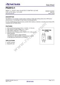 PS2913-1-F3-K-AX Datasheet Cover