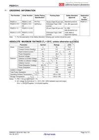 PS2913-1-M-AX Datasheet Page 3