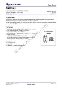 PS2933-1-F3-AX Datasheet Cover