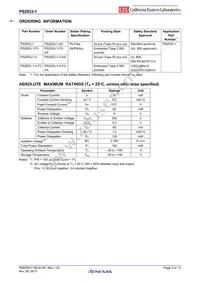 PS2933-1-V-F3-AX Datasheet Page 3