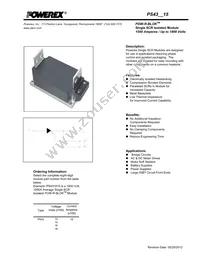 PS431815 Datasheet Cover