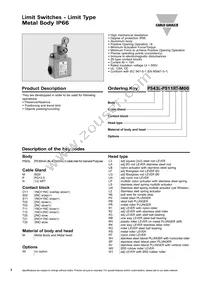 PS43L-NS11RH-M00 Datasheet Cover