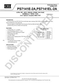 PS7141E-2A-A Datasheet Cover