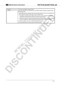 PS7141E-2A-A Datasheet Page 12