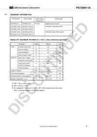 PS7200H-1A-E3-A Datasheet Page 3