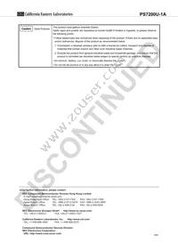 PS7200U-1A-F3-A Datasheet Page 10